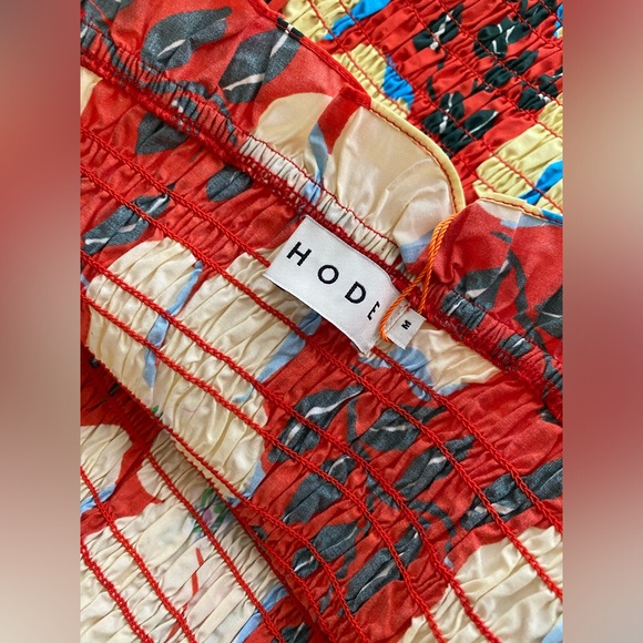 NWT Rhode Ines Dress in Scarlet Martinique print - Picture 5 of 6